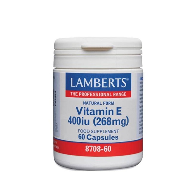 Lamberts Vitamin E 400iu Natural Form 60 κάψουλες