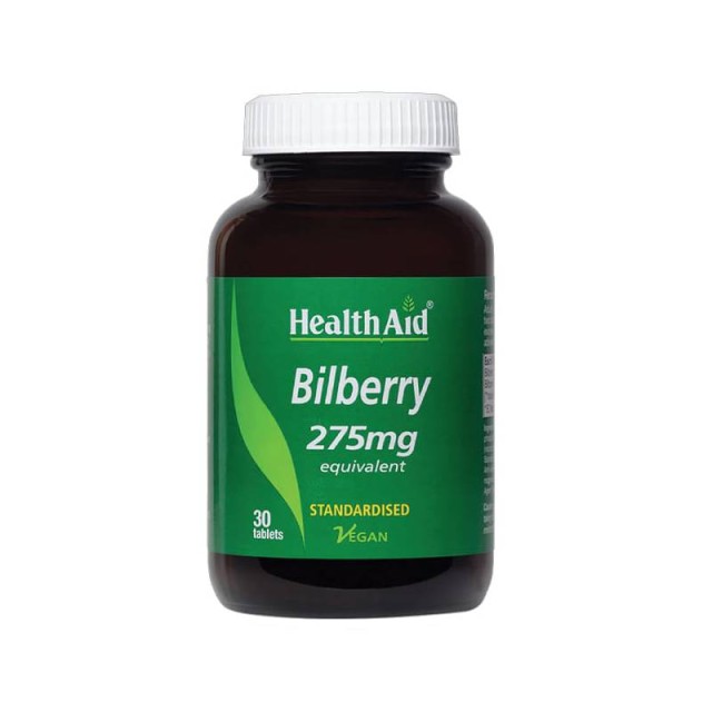 Health Aid Bilberry 275mg 30 ταμπλέτες