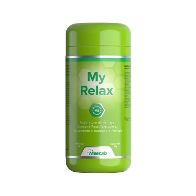 Meetab My Relax Συμπλήρωμα Διατροφής για τη Φυσιολογική Λειτουργία του Νευρικού Συστήματος 60 Κάψουλες