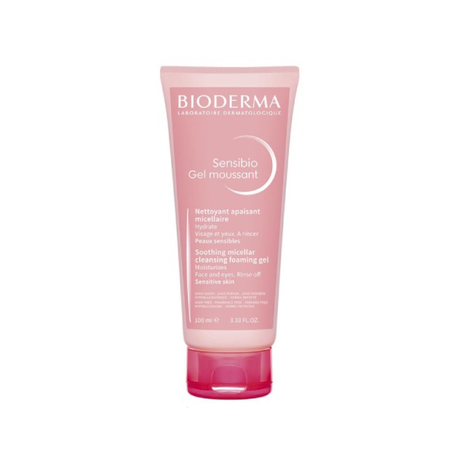 Bioderma Sensibio Soothing Micellar Cleansing Foaming Gel, Τζελ Καθαρισμού για Ευαίσθητο Δέρμα 100ml