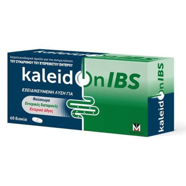 Kaleidon IBS για την Αντιμετώπιση των Συμπτωμάτων του Συνδρόμου Ευερέθιστου Εντέρου 60 δισκία