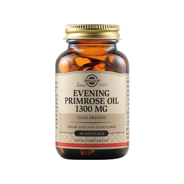 Solgar Evening Primrose Oil 1300mg Cold Pressed 30 μαλακές κάψουλες