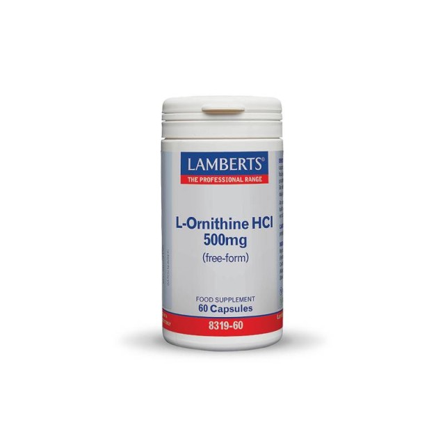 Lamberts L-Ornithine 500mg 60 caps
