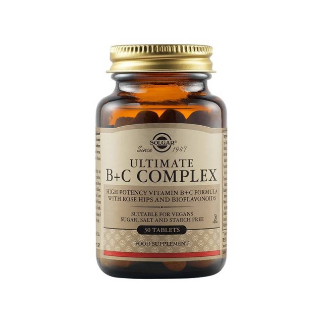 Solgar Ultimate B+C Complex, 30tabs