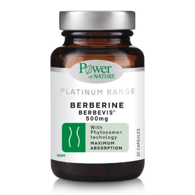 Power Health Platinum Range Berberine 500mg Συμπλήρωμα Διατροφής με Βερβερίνη, 30caps