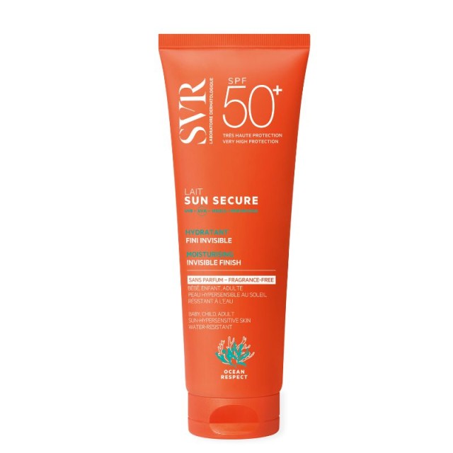 SVR Laboratoire Sun Secure Lait SPF50+ Αντηλιακό Γαλάκτωμα Προσώπου & Σώματος Χωρίς Άρωμα 250ml