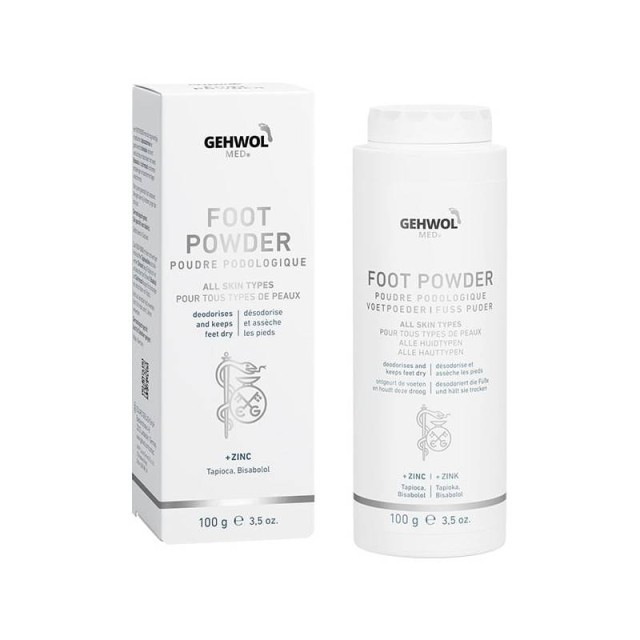 Gehwol Med Foot Powder Πούδρα Ποδιών με Αποσμητική Δράση, 100g