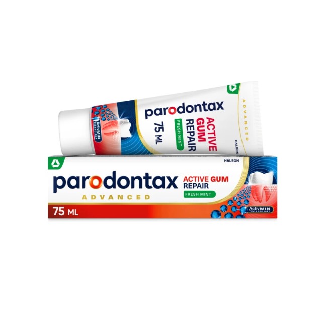 Parodontax Active Gum Repair Fresh Mint Οδοντόκρεμα για την Aποκατάσταση των Ούλων που Aιμορραγούν 75ml
