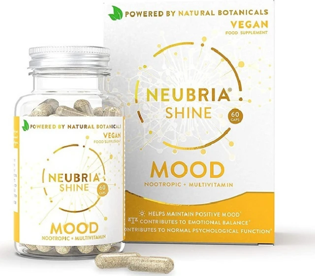 Neubria Shine MOOD Συμπλήρωμα Διατροφής Για Τη Φυσιολογική Ψυχολογική Ισορροπία 60 Κάψουλες