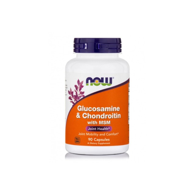 Now Glucosamine & Chondroitin 1500/1200 mg, w/ MSM 90 caps