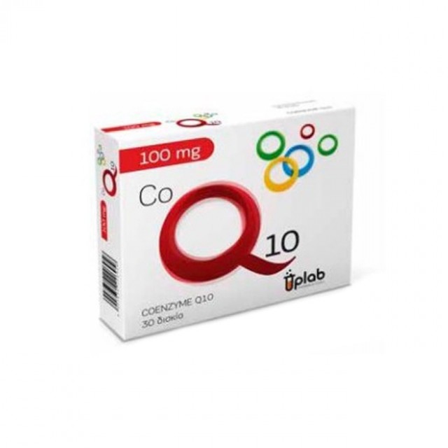 UpLab Co-Q10 100mg Συμπλήρωμα διατροφής για τόνωση & ενέργεια 30 δισκία