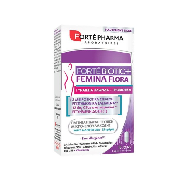 Forte Pharma ForteBiotic Femina Flora 15caps
