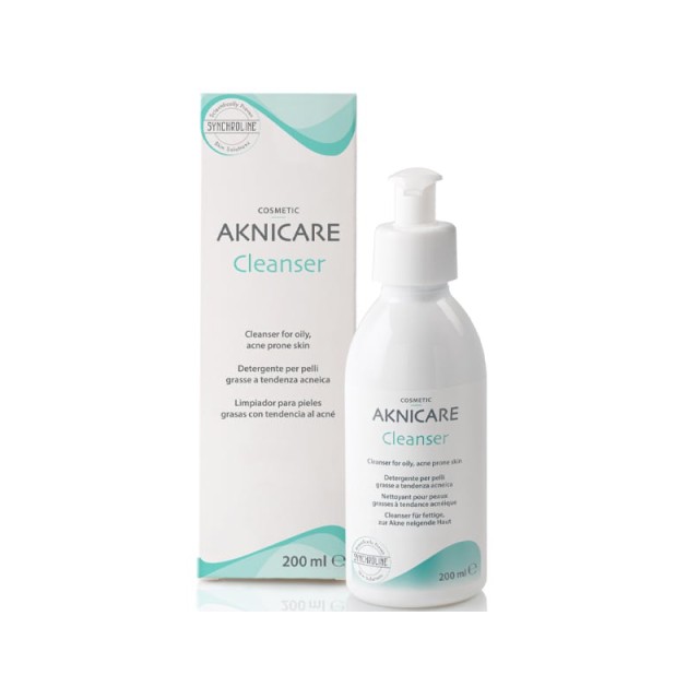 Synchroline Aknicare Cleanser Gel κατά της Ακμής για Λιπαρές Επιδερμίδες 200ml
