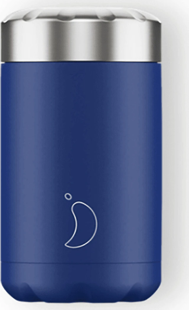 Chillys Δοχείο - Θερμός Φαγητού Matte Blue από Ανοξείδωτο Ατσάλι 500ml