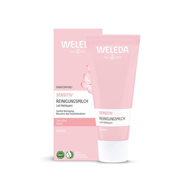 Weleda Sensitive Γαλάκτωμα Καθαρισμού με Αμύγδαλο 75ml