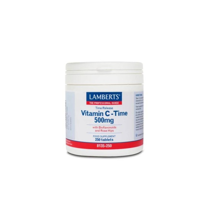 Lamberts Vitamin C-Time 500mg 250 ταμπλέτες