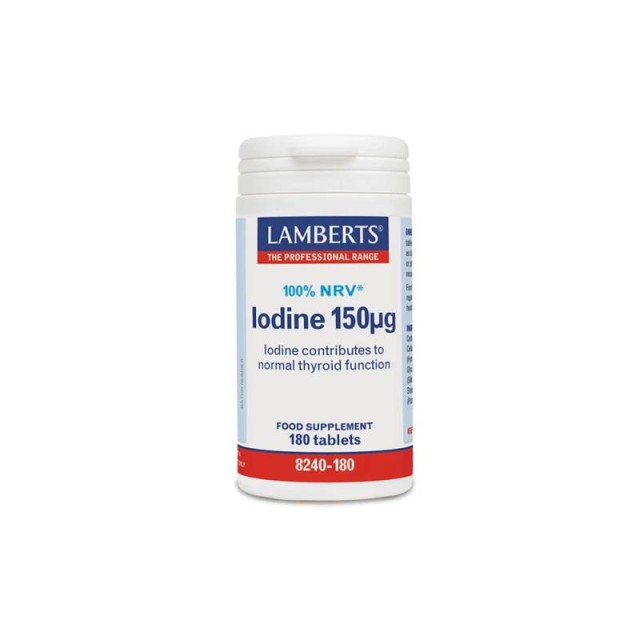 Lamberts Iodine 150μg 180 ταμπλέτες