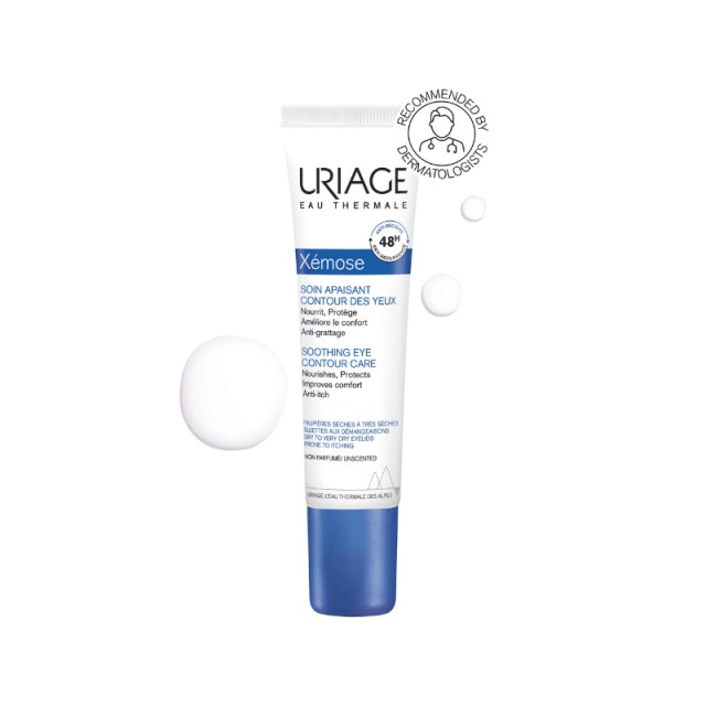 Uriage Xemose C8+ Eye Contour Περιποίηση κατά των Ερεθισμών για τα Βλέφαρα 15ml