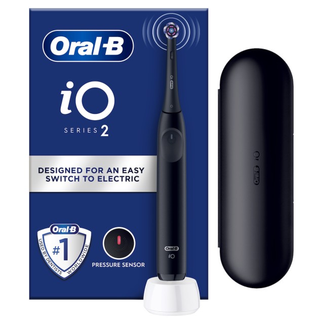 Oral-B iO Series 2 Ηλεκτρική Οδοντόβουρτσα, Μαύρο Χρώμα 1τεμ.