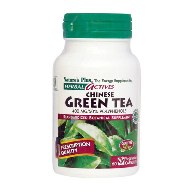 Natures Plus GREEN TEA CHINESE 400 MG 60 φυτικές κάψουλες