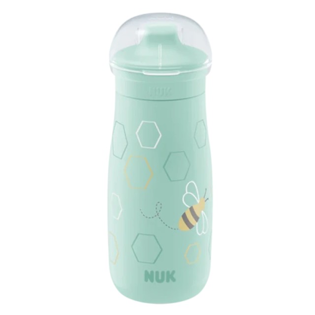 Nuk Mini-Me Sip 9+ Παγουράκι με Ρύγχος Πράσινο με Μέλισσα 9m+ 300ml