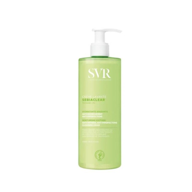 SVR Laboratoire Sebiaclear Crème Lavante Καθαριστικό Προσώπου για Ατέλειες & Λιπαρό Δέρμα 400ml