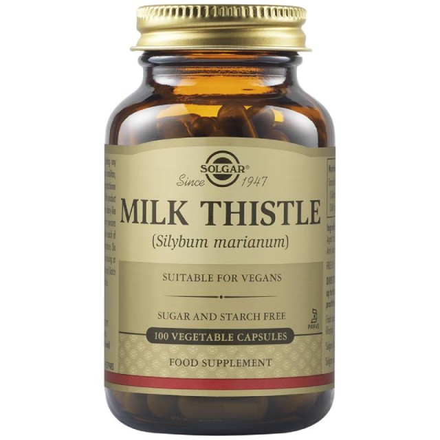 Solgar Milk Thistle 100 φυτικές κάψουλες