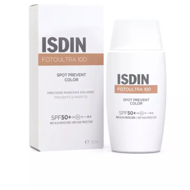 Isdin Fotoultra 100 Spot Prevent Color SPF50+ Αντηλιακό Προσώπου με Χρώμα 50ml