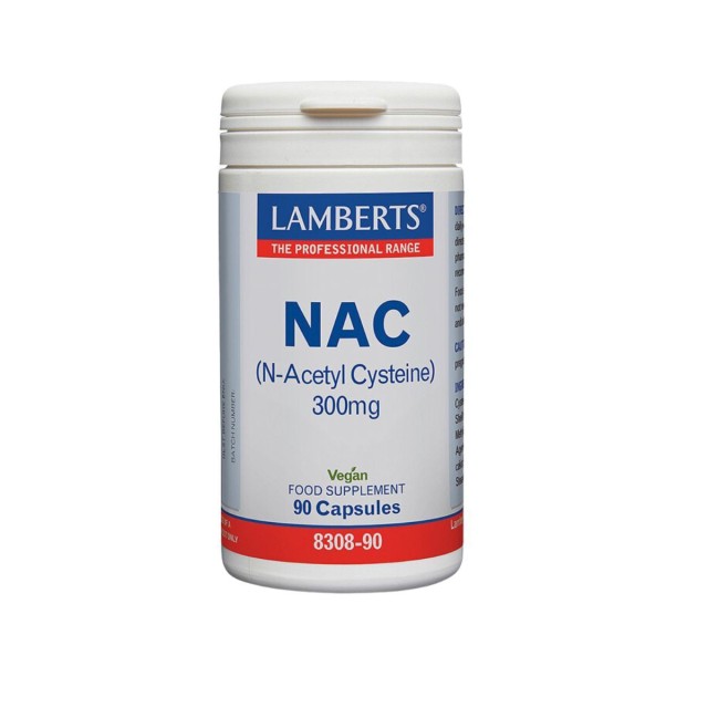 Lamberts NAC N-Acetyl Cysteine 300mg 90 κάψουλες