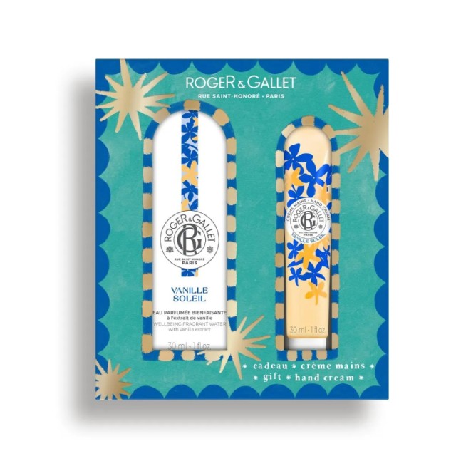 Roger & Gallet Vanille Soleil Eau Parfumee Bienfaisante 30 ml & ΔΩΡΟ Ενυδατική Κρέμα Χεριών 30ml