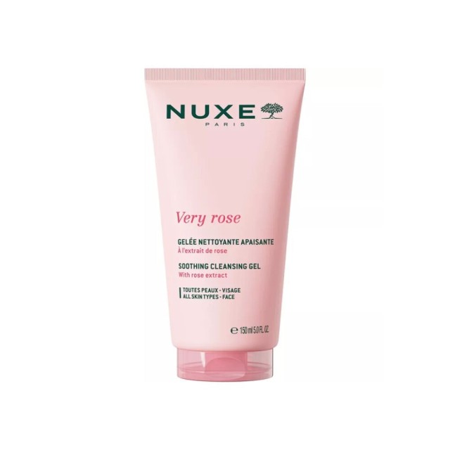 Nuxe Very Rose Soothing Cleansing Gel, 150ml