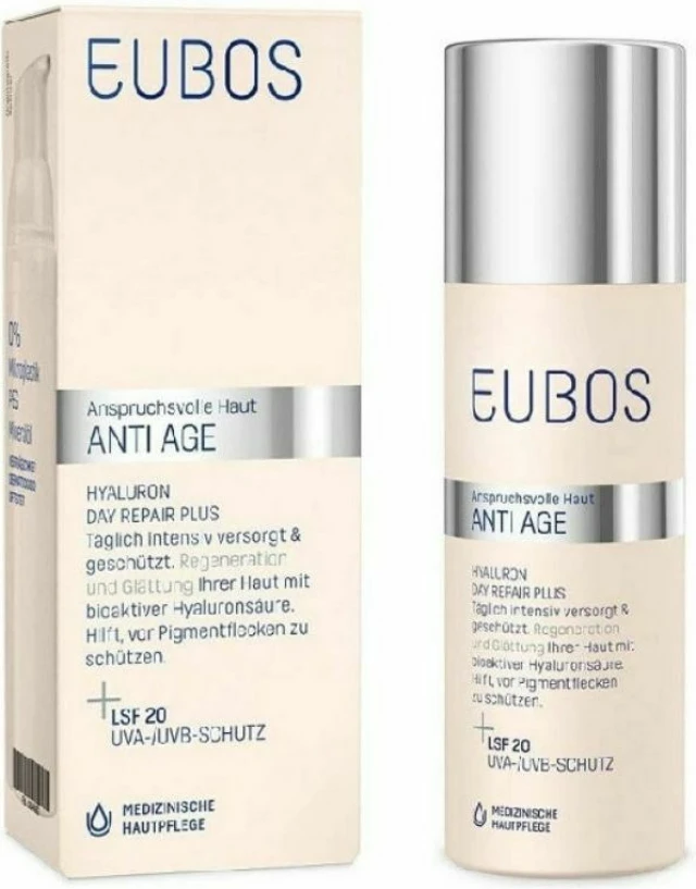 Eubos Hyaluron Day Repair Plus SPF20 Αντιρυτιδική Κρέμα Ημέρας, 50ml