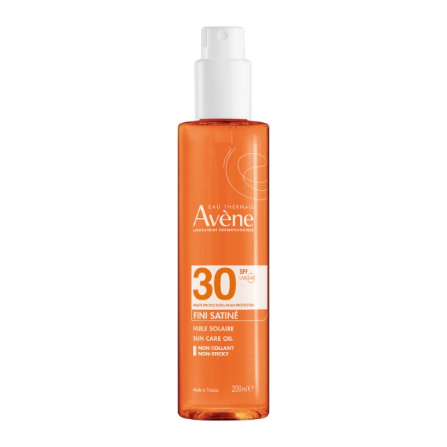 Avene Satin Finish Sun Oil Αντιηλιακό Λάδι Σώματος SPF30 200ml