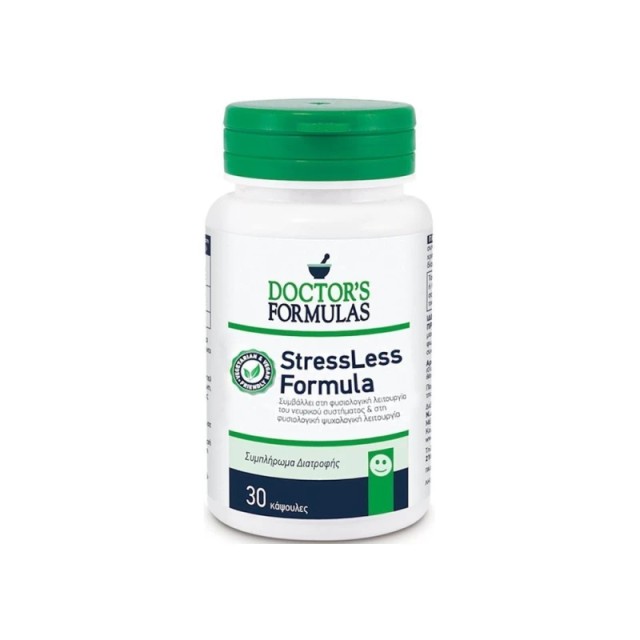Doctors Formula StressLess Formula Φόρμουλα για τη Φυσιολογική Ψυχολογική Λειτουργία, 30Caps