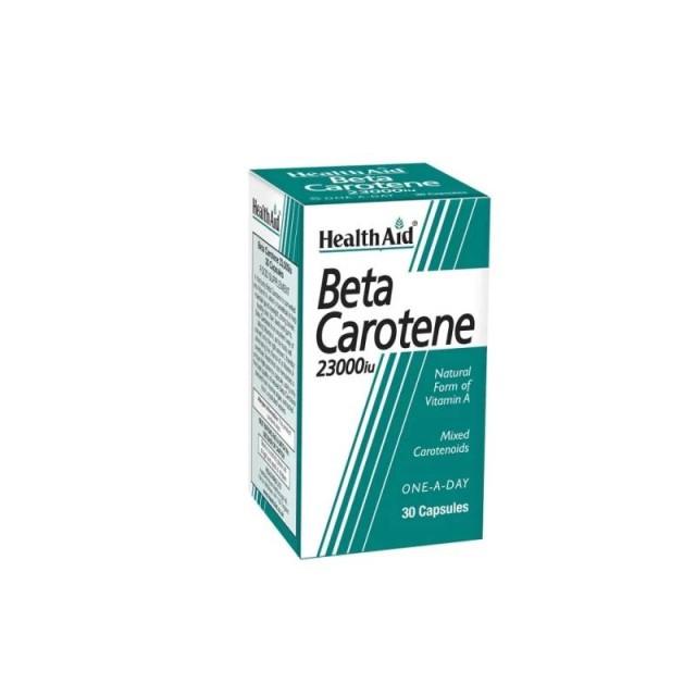 Health Aid Beta-Carotene 2300iu Συμπλήρωμα με Βήτα Καροτίνη 30 Κάψουλες