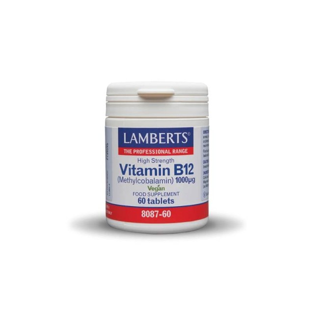 Lamberts Vitamin B-12 1000μg 60 ταμπλέτες