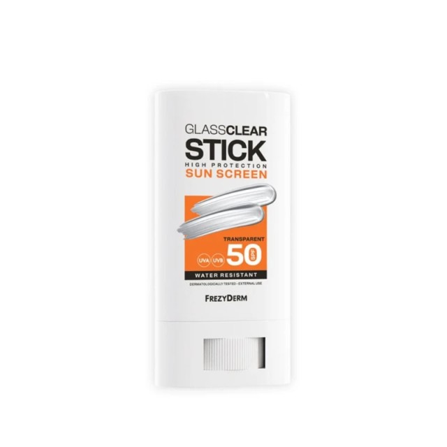 Frezyderm Sun Screen Glassclear Stick SPF50 Διάφανο Αντηλιακό Stick Ανάλαφρης Αίσθησης 20ml
