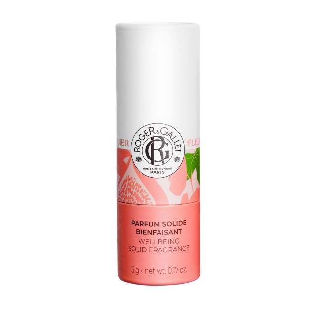 Roger & Gallet Wellbeing Solid Fragrance Αναζωογονητικό Στερεό Άρωμα Fleur De Figuier 5g
