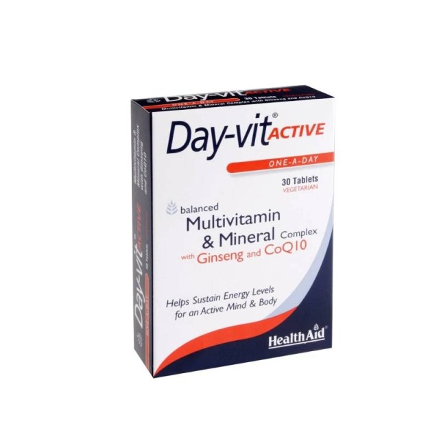 Health Aid Day-Vit Active Co Q10 30 ταμπλέτες