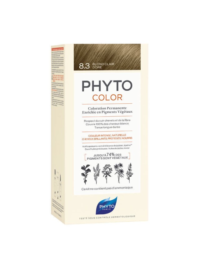 Phyto Phytocolor 8.3 Ξανθό Ανοιχτό Χρυσό