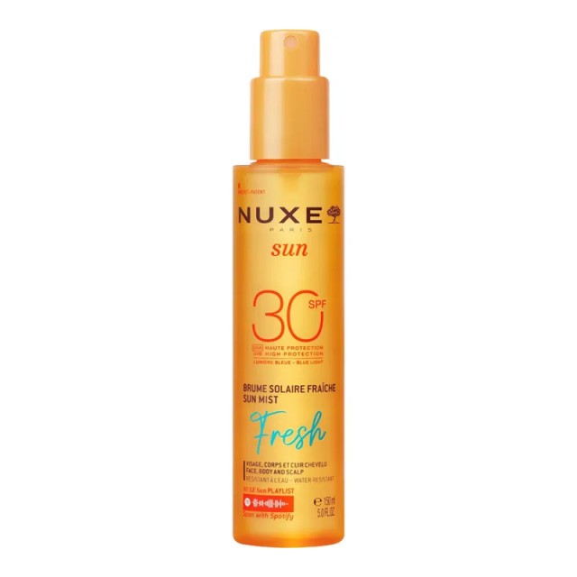 Nuxe Sun Fresh Αντηλιακό Mist SPF30 Πρόσωπο, Σώμα, Μαλλιά 150ml