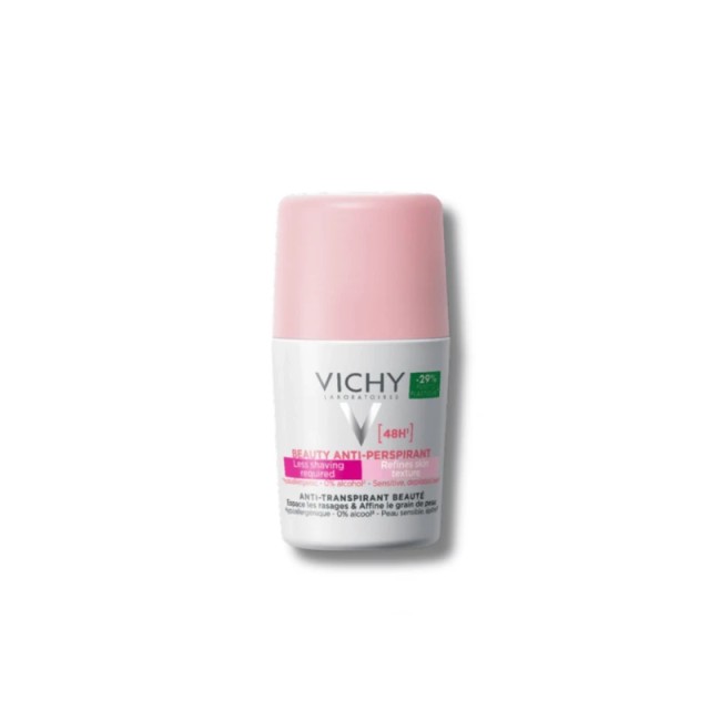 Vichy Deodorant Beauty Ideal Finish Roll-on, Αποσμητικό 48ωρης Προστασίας, 50ml