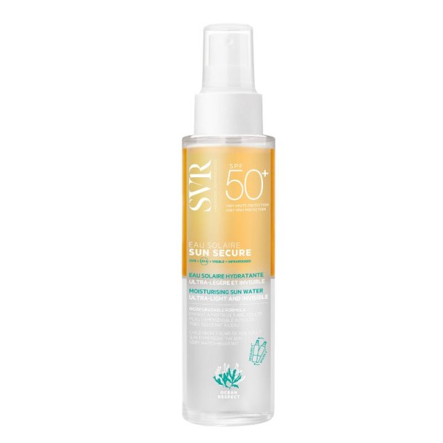 SVR Laboratoire Sun Secure Eau Solaire SPF50+ Αντηλιακό Νερό Προσώπου & Σώματος 200ml