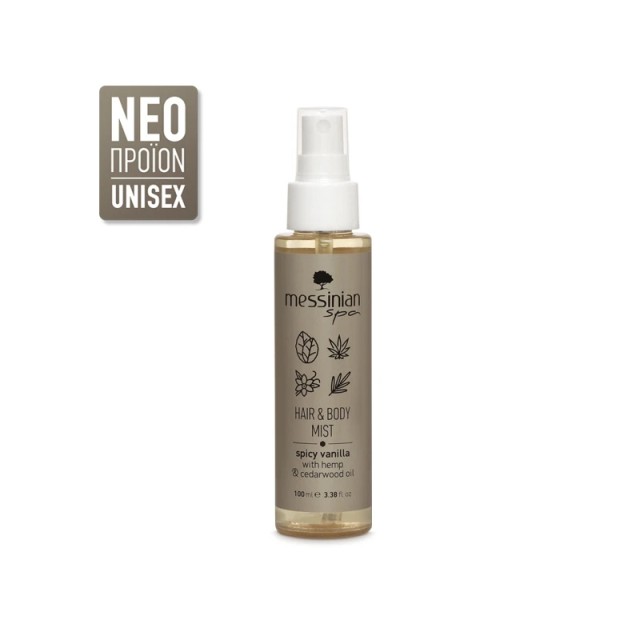 Messinian Spa Hair & Body Mist Spicy Vanilla 100ml
