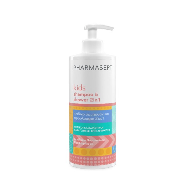 Pharmasept Kids Shampoo & Shower 2in1 Παιδικό Σαμπουάν & Αφρόλουτρο 500ml