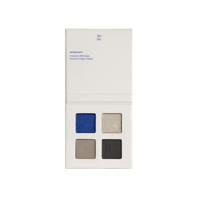Korres Real Color Eyeshadow Palette N.02 Smokey Sea Τετραπλή Παλέτα Σκιών 4gr