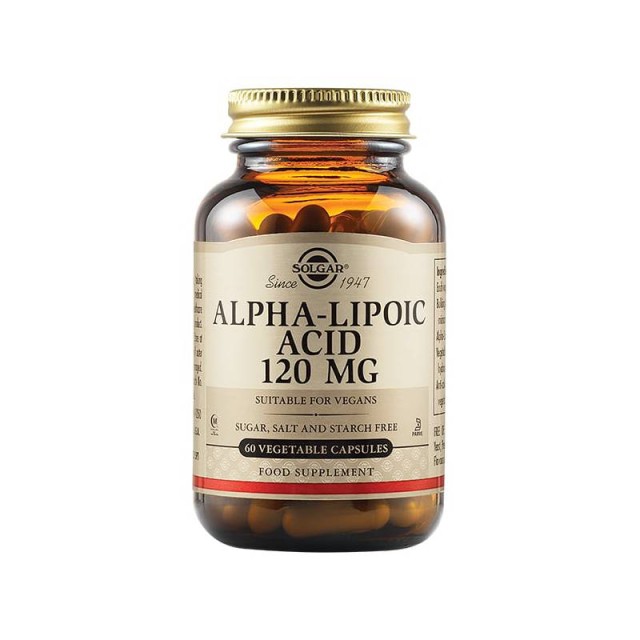 Solgar Alpha-Lipoic Acid 120mg, 60vcaps