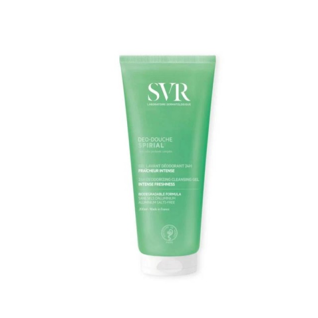 SVR Laboratoire Spirial Deo-Douche 24h Αφρόλουτρο με Αποσμητική Δράση για Έντονη Φρεσκάδα 200ml