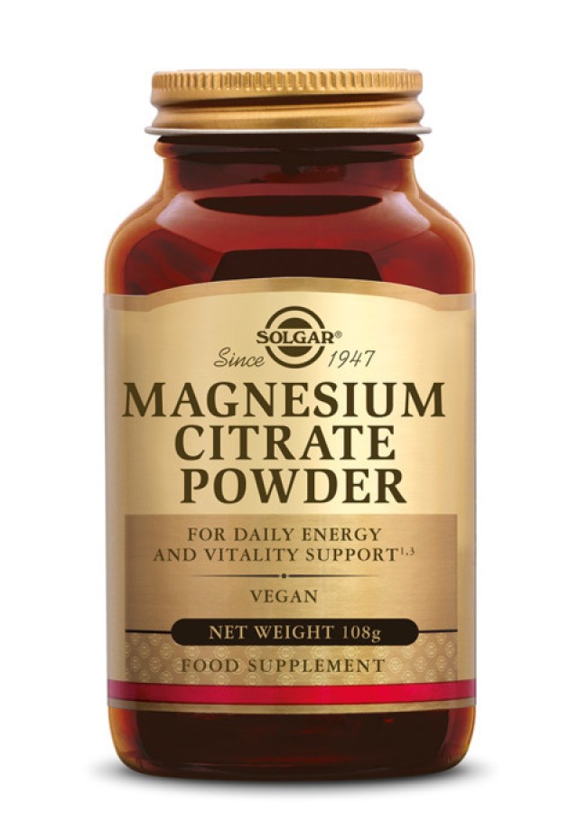 Solgar Magnesium Citrate Powder 108gr