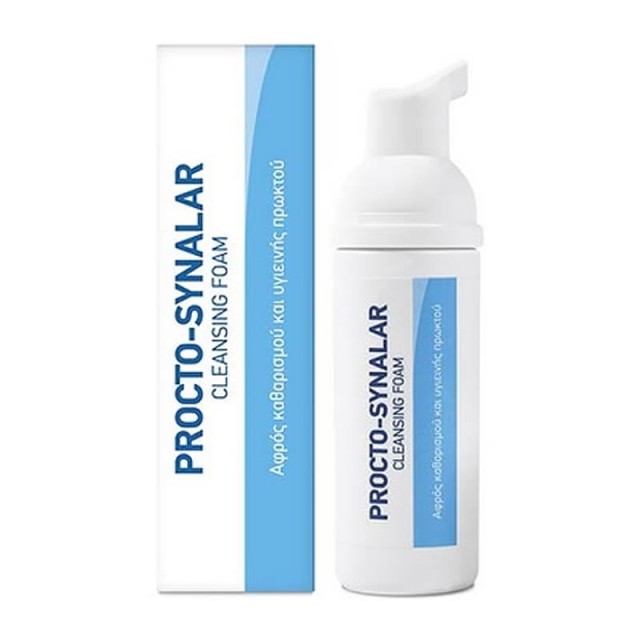 Procto-Synalar Cleansing Foam , Ειδικός Αφρός καθαρισμού για την καθημερινή υγιεινή της περιοχής του πρωκτού, 40ml
